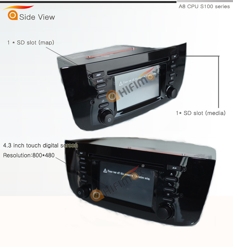 Hifimax Car Radio For Fiat Punto Car Dvd Player For Fiat Grande Punto