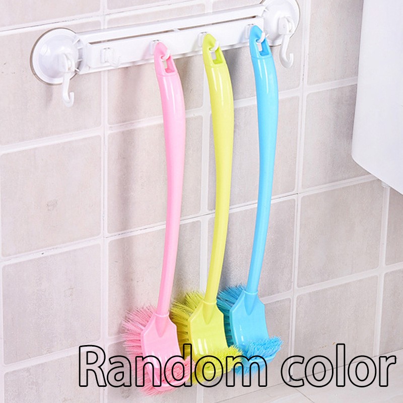 Bulk-buy High Quality Bathroom Long Handle Cleaning Plastic Toilet