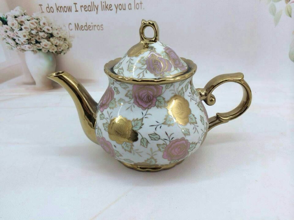 Wholesale Popular 13pcs Porcelain Tea Sets With Gold Plated Buy Tea