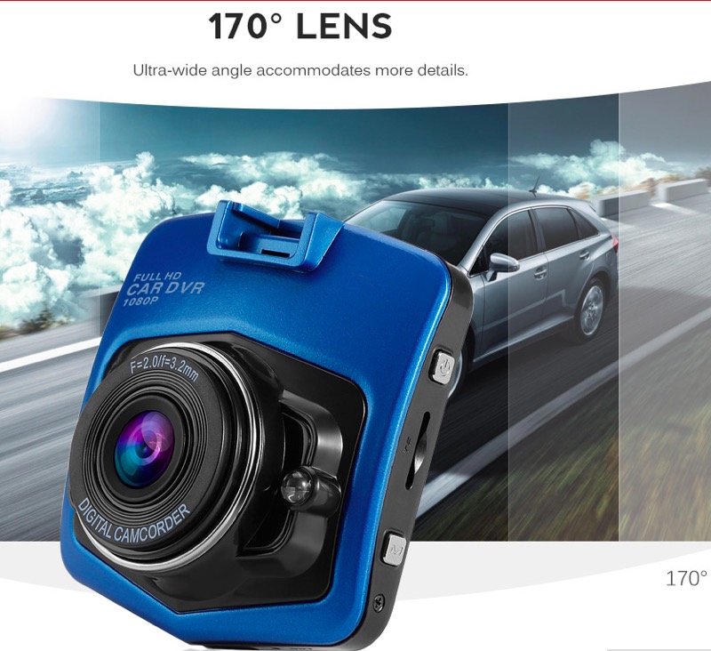 Oem 2.4 Inch Lcd Screen 170 Degree Wide Lens Car Monitor Full Hd 1080p