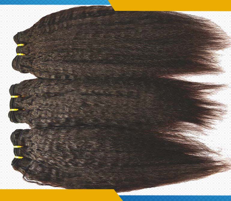 dark chocolate color virgin brazilian human afro kinky straight weaveing hair