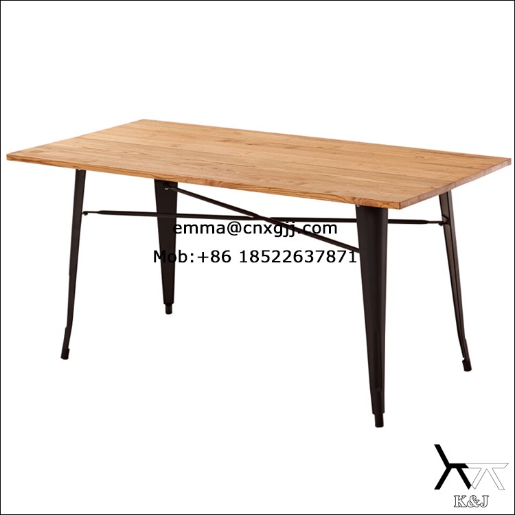 K010産業金属テーブルアンティーク金属ダイニングテーブル仕入れ・メーカー・工場