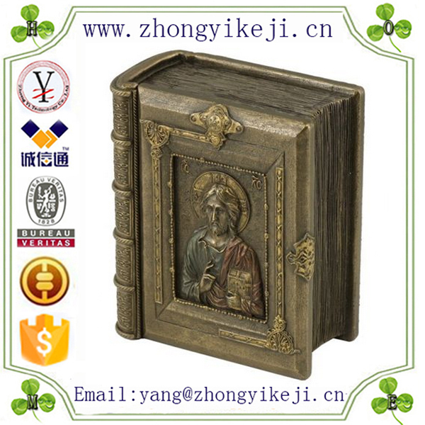 Custom Made Handmade Resin Catholic Religious Articles Of Bible Trinket