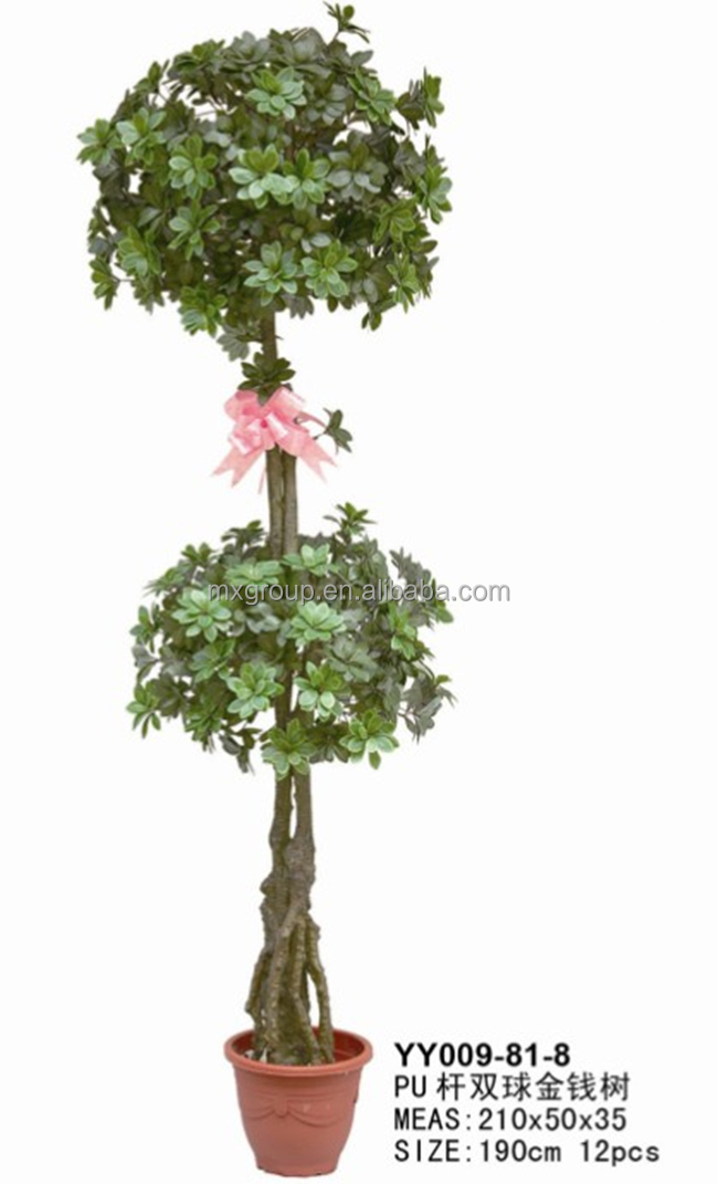 人工的な屋外の花工場高品質人工木人工pe装飾の植木鉢屋外人工樹木問屋・仕入れ・卸・卸売り