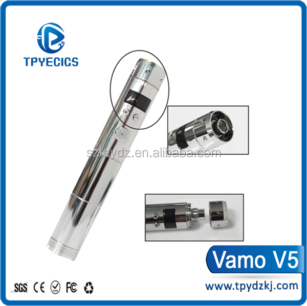 2014 New Product Variable Voltage/Wattage E Cigar mod Vamo V5
