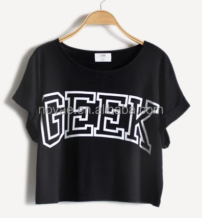卸売新しいファッションtシャツの女性のtシャツの印刷の女性の服の半袖の女性の衣類中国仕入れ・メーカー・工場