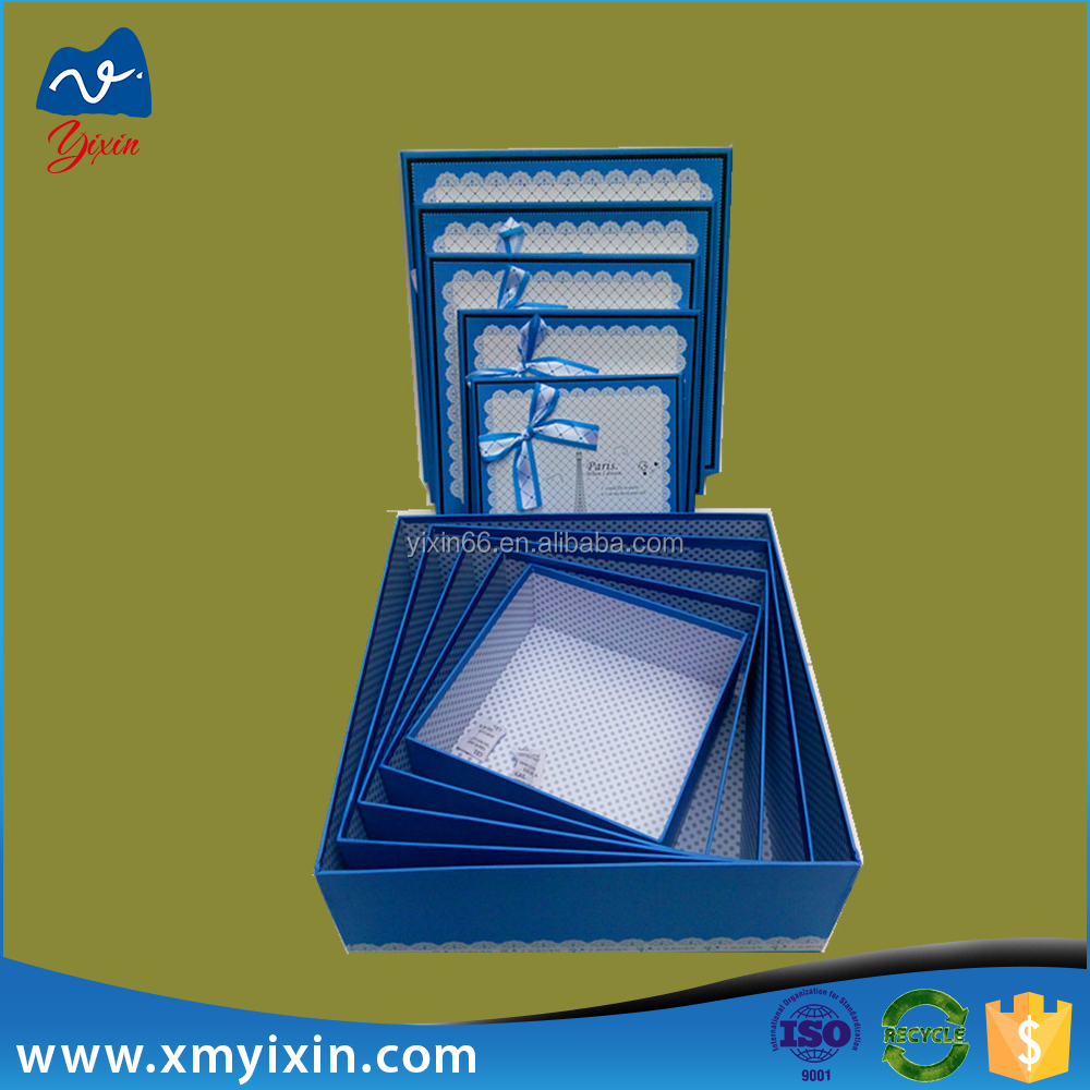 sale high quality paper packaging box,different sized gift boxe