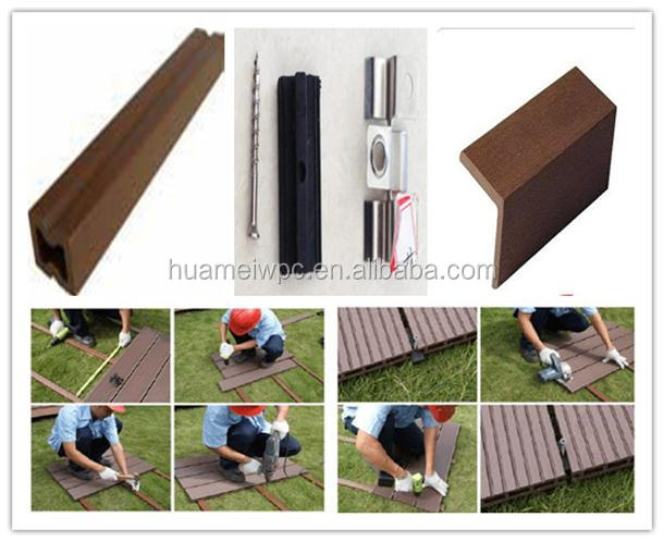 Outdoor Veneer WPC Decking Board