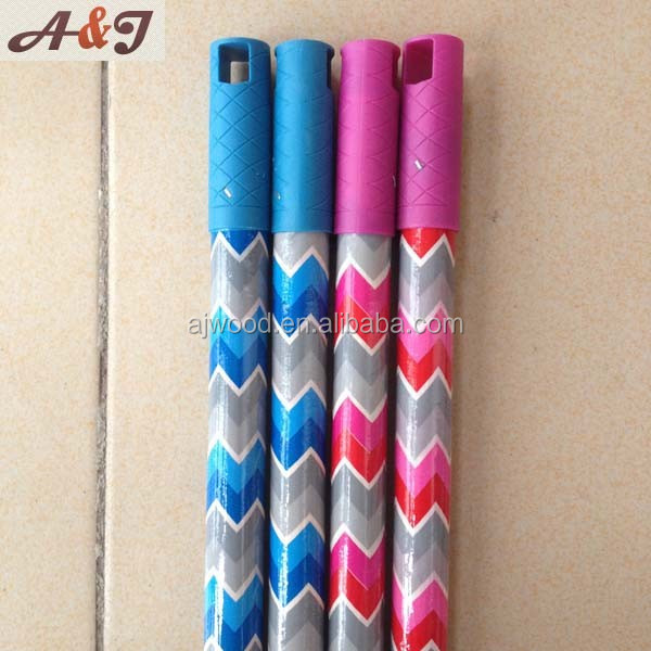 pvc coated celling broom stick wooden stick with long plastic hanger