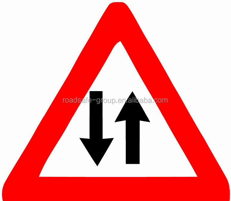 Two-way traffic sign