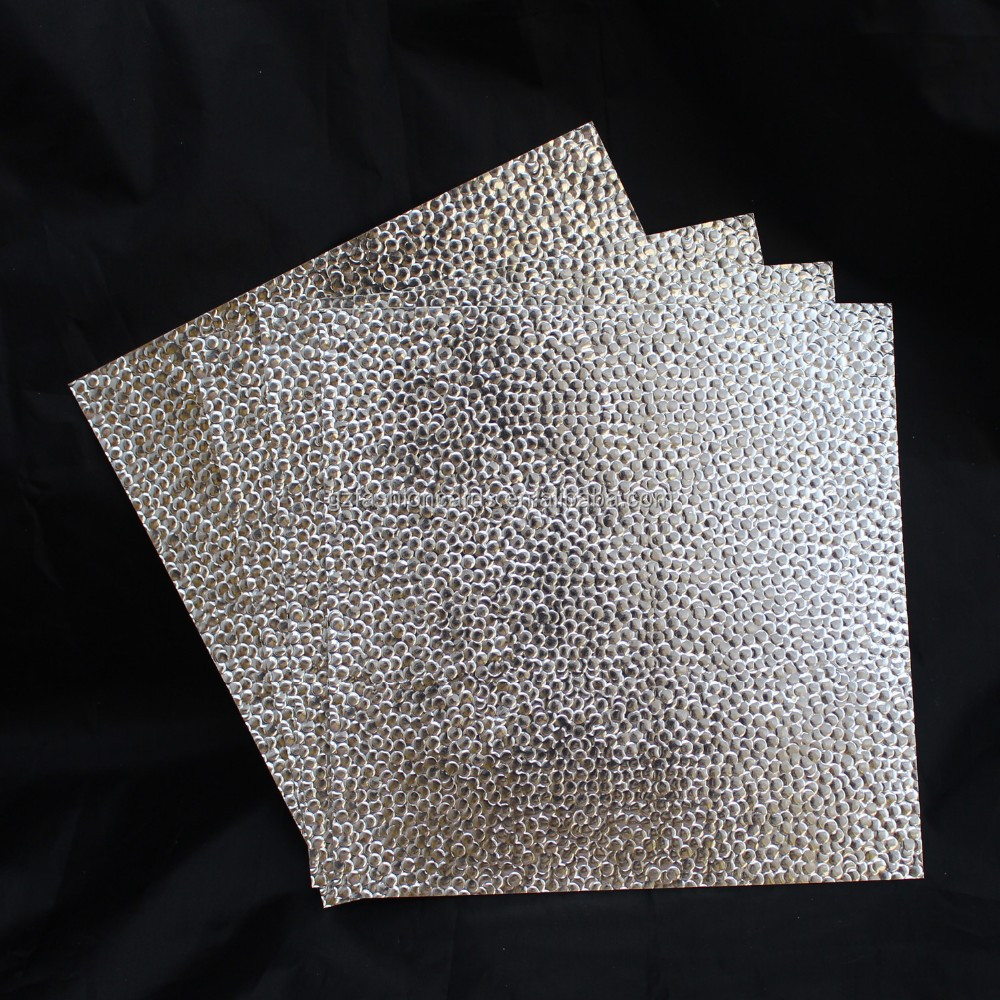 Raw Embossed Pebble Metallic Paper For Simple Diy Invitations