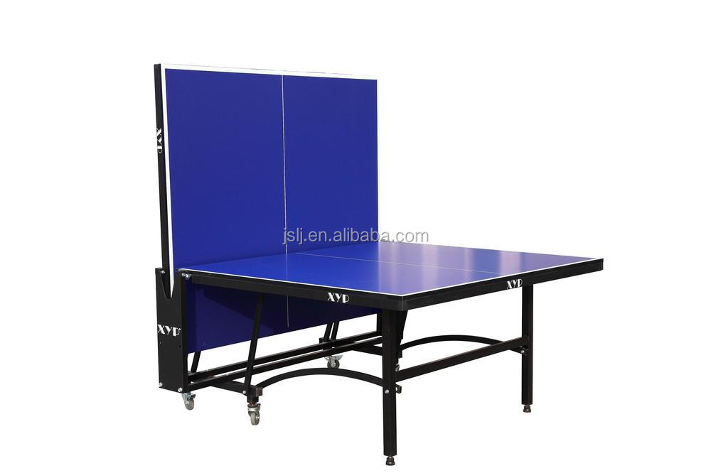 中国安い室内d9608卓球台価格、 折り畳み式のテーブル、 良い価格ピンポンテーブル、 ホイール付き折りたたみテーブル問屋・仕入れ・卸・卸売り