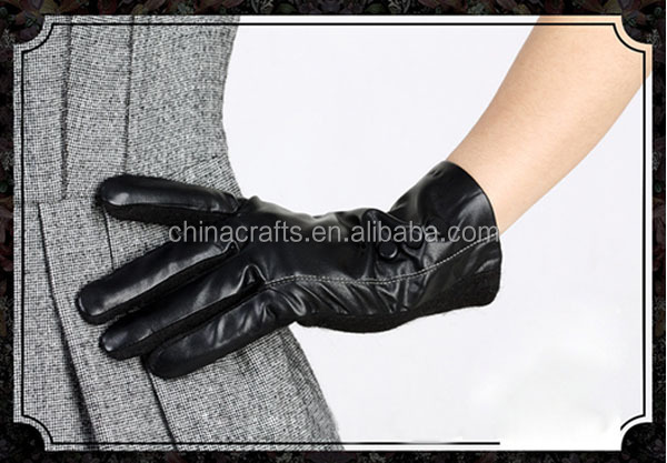 ファッション羊の革の冬の革手袋女性glovelbntcg003タッチスクリーン仕入れ・メーカー・工場