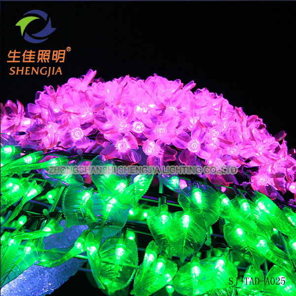 Can choose color indoor mushroom christmas tree wreaths
