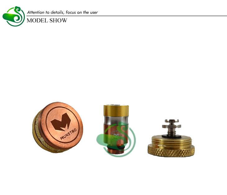 Newest product unique design e cig mechanical 18650 Munstro Mod Clone from Dream Cloud Metal Manufacturer