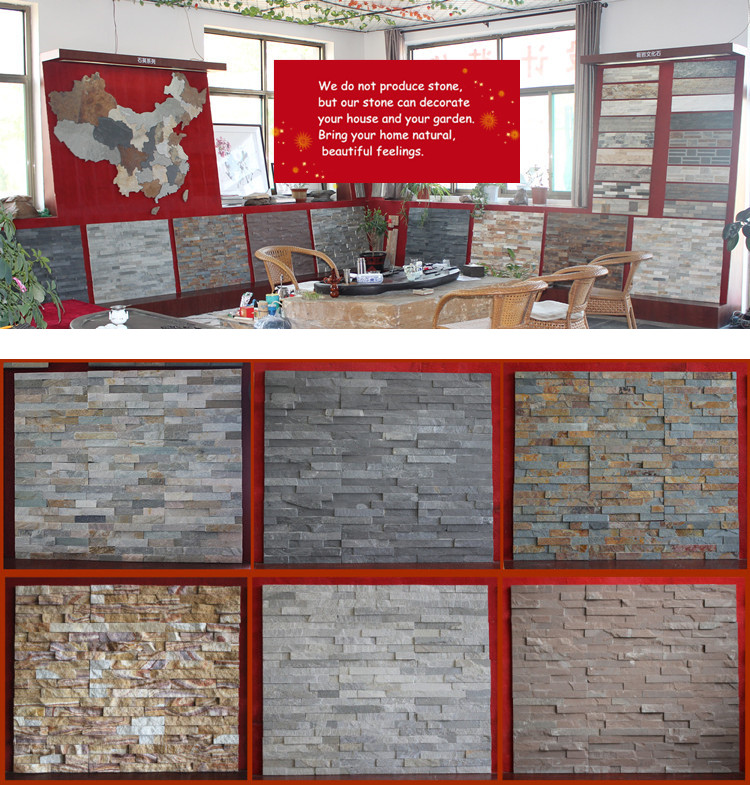 Interno esterno muro di pietra decorativa naturale pietra della ...