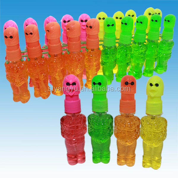 Robot and Bird Shape Syrup Spray Candy