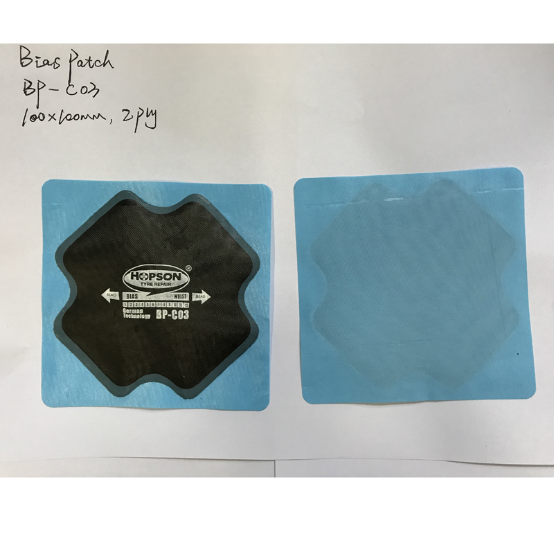 HOPSON Bias Ply Tire Repair Patch BP-C03 100x100mm,2ply.jpg