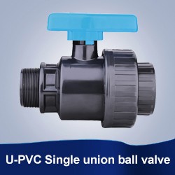 U-PVC Single union ball valve