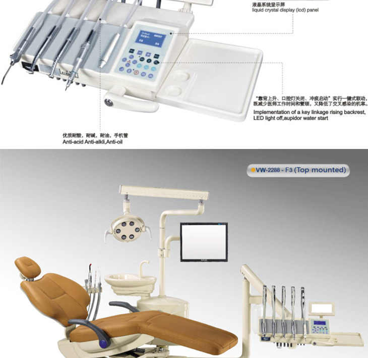 コンピュータ制御oms歯科ユニットチェアダブルで歯科用品手すり仕入れ・メーカー・工場