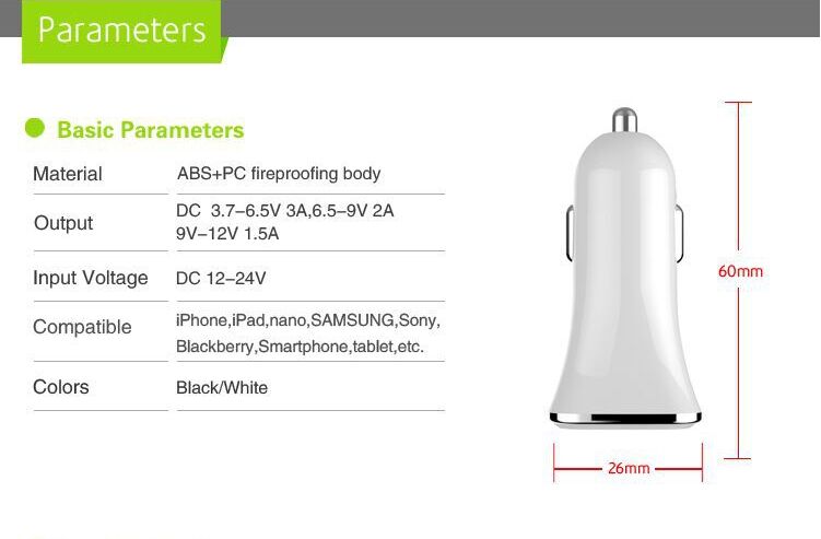 qc3.0 single car charger-13