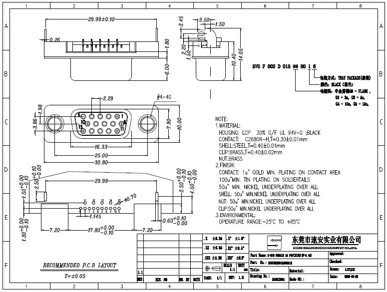 D-sub15ピンのusbメスアダプタコネクタ仕入れ・メーカー・工場