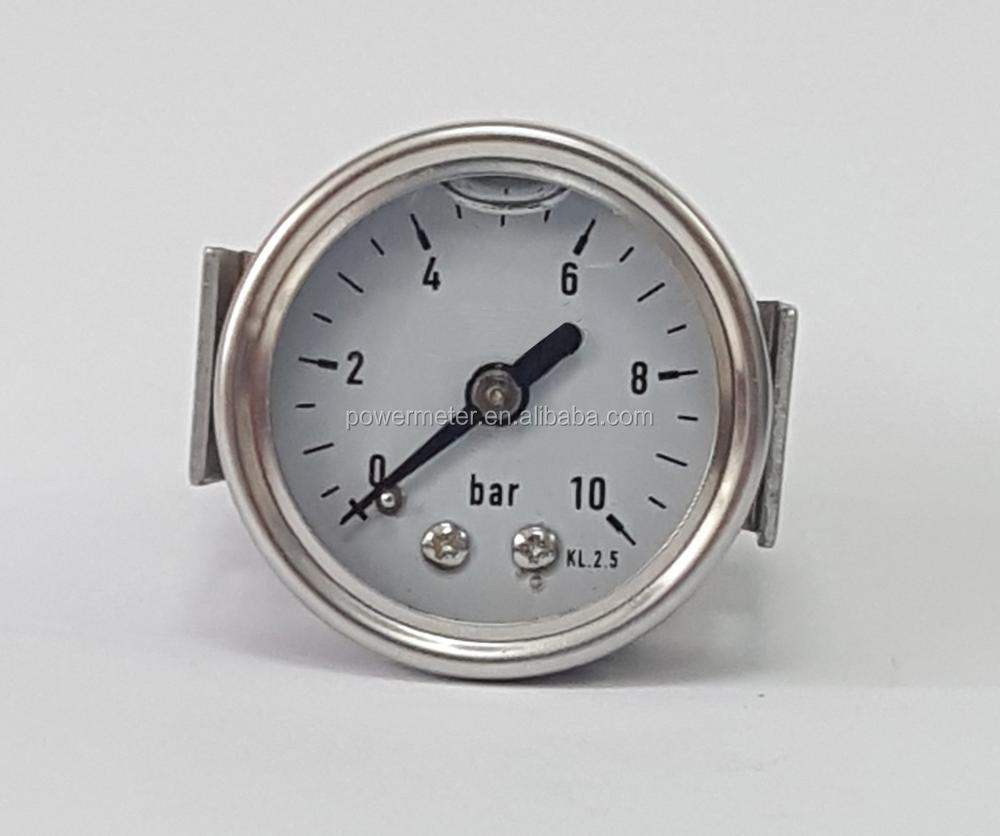 010bar 40mm Glycerine Or Silicone Oil Filled Pressure Gauge Manometer