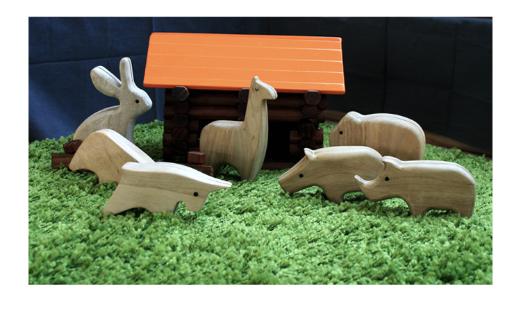 子供の木製のおもちゃ木製の動物のおもちゃ- 象問屋・仕入れ・卸・卸売り