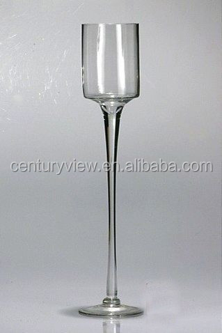 Tall Clear Wine Shaped Glass Vase For Wedding Centerpiece Buy