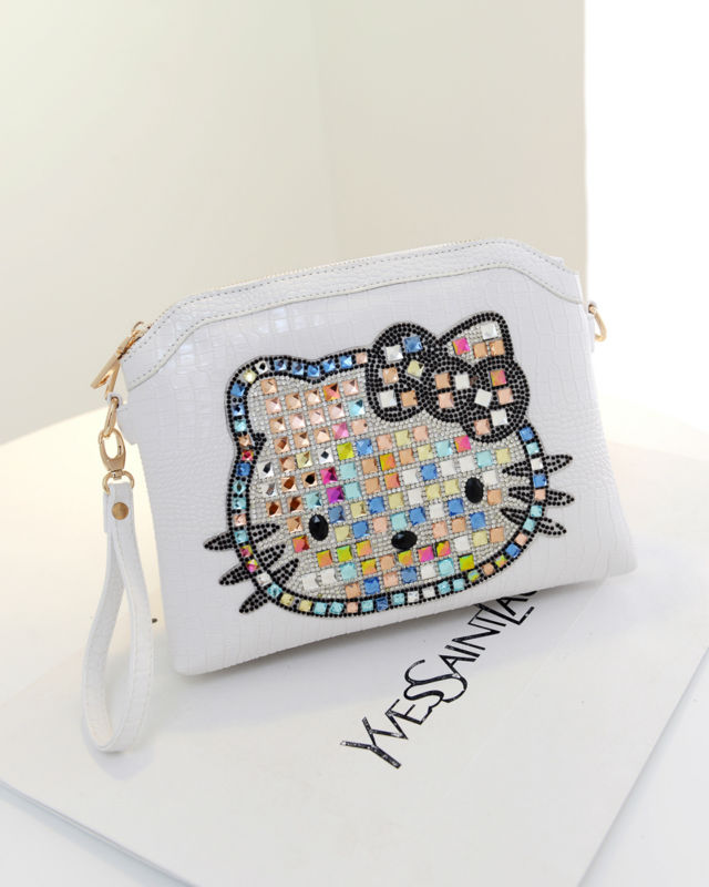 2014年ファッション財布やハンドバッグクラッチバッグクラッチバッグ猫封筒の袋問屋・仕入れ・卸・卸売り