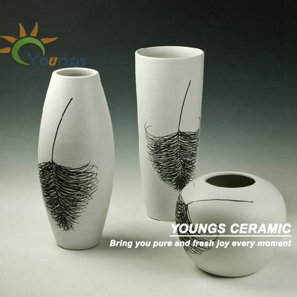 Elegant Handmade Ceramic Artistic Flower Vases Set Buy Handmade