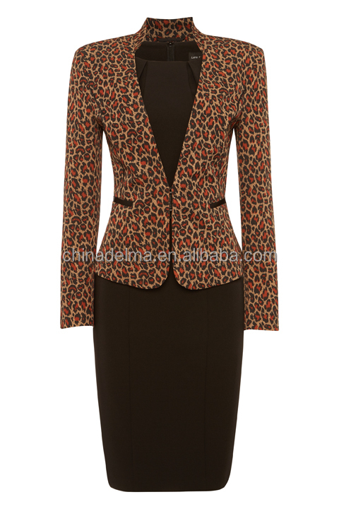 新しいが、 2011年2014年卸売レディースオフィス用スーツフォーマルプラスサイズの女性はロングスリーブ問屋・仕入れ・卸・卸売り