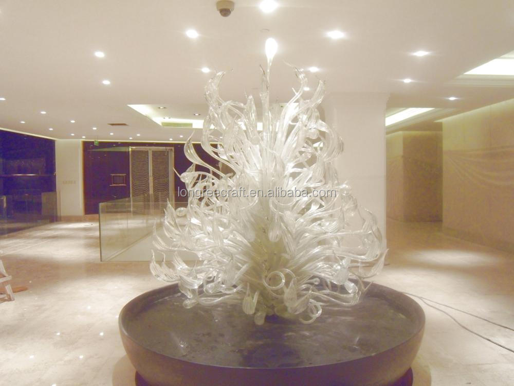 Modern Murano Handmade Blown Glass Sculptures Large Hotel Ground