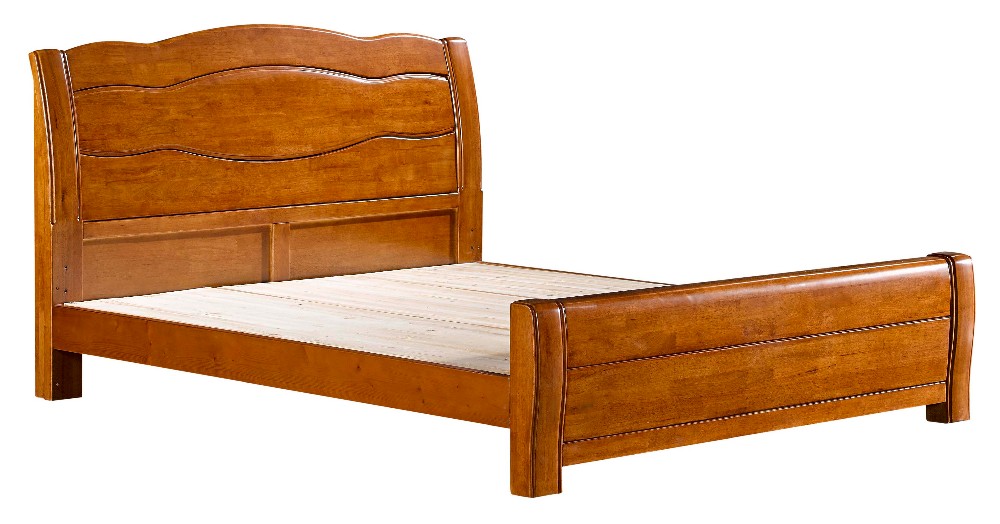 現代の木製寝室の家具ダブルベッドデザイン8109仕入れ・メーカー・工場