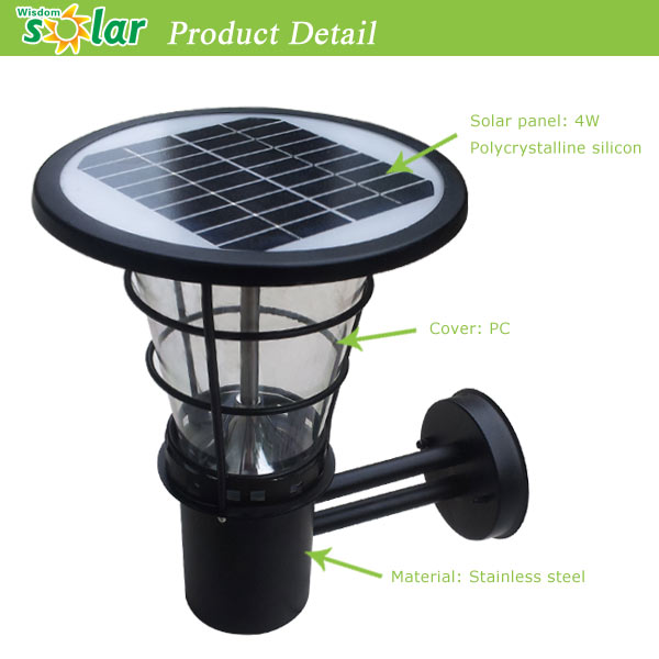 Solar wall light,garden wall mounted outdoor solar lights,solar wall