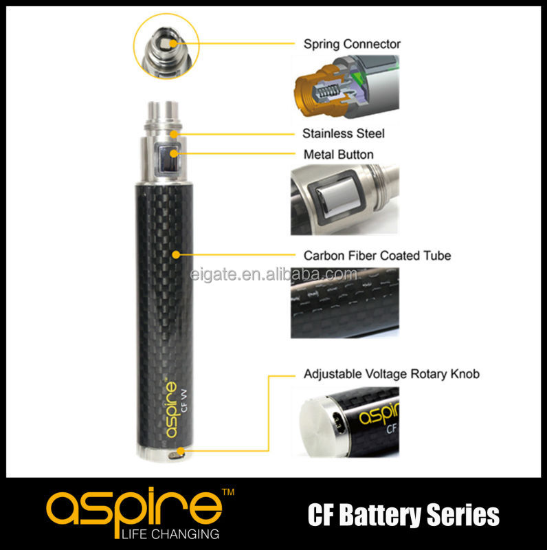 2014 Newest Revolutionary Aspire CF V V variable voltage ego twist Battery matching Aspire Nautilus ans aspire BDC Series