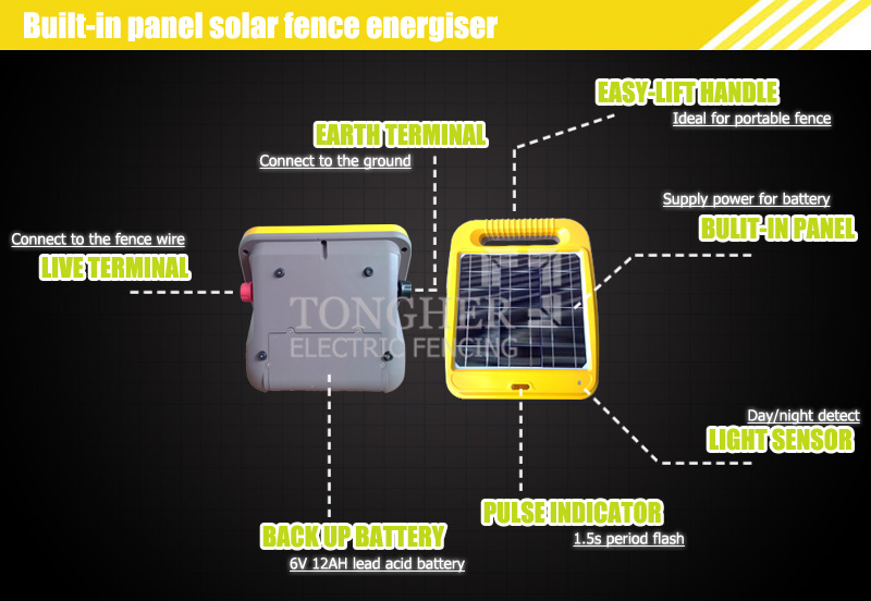 農場の家畜ip55防水太陽光発電電気柵エナジャイザー仕入れ・メーカー・工場