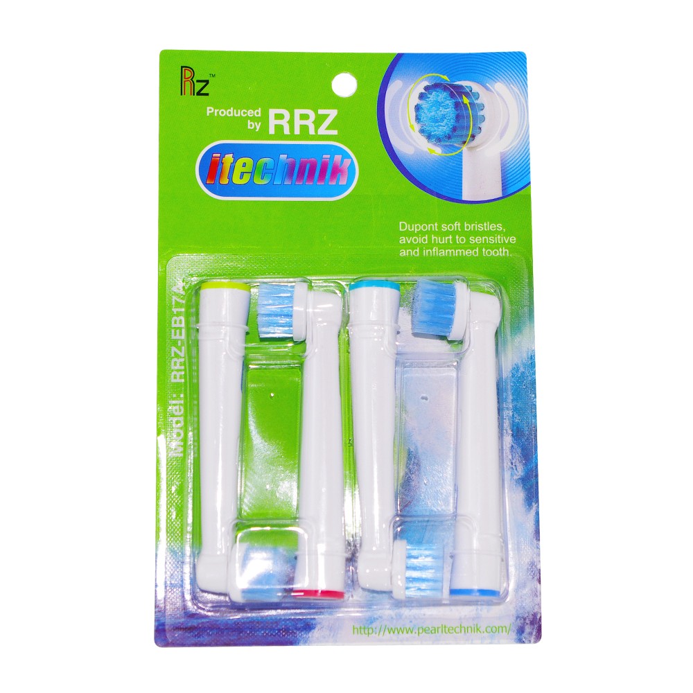 Rrzジェネリック交換歯ブラシはオーラルb、センシティブクリーン互換EB17S (4ピース/パック) 問屋・仕入れ・卸・卸売り