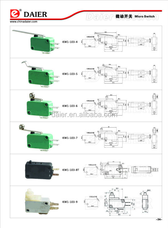 Daierz-8108電気リミットスイッチの種類仕入れ・メーカー・工場