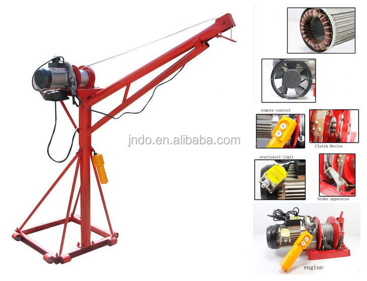 Construction Mini Portable Crane Small Electric Crane With Diesel