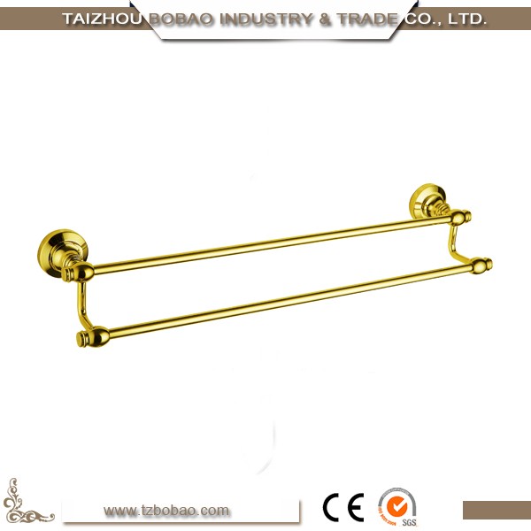 7002G gold double towel bar
