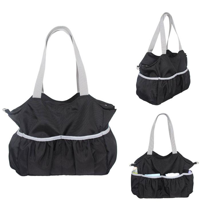 Colorful Hot Sale Excellent Quality Black Diaper Bag
