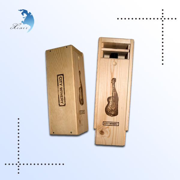 cheap custom handmade liquor/champagn/whisky bottle packing woden box