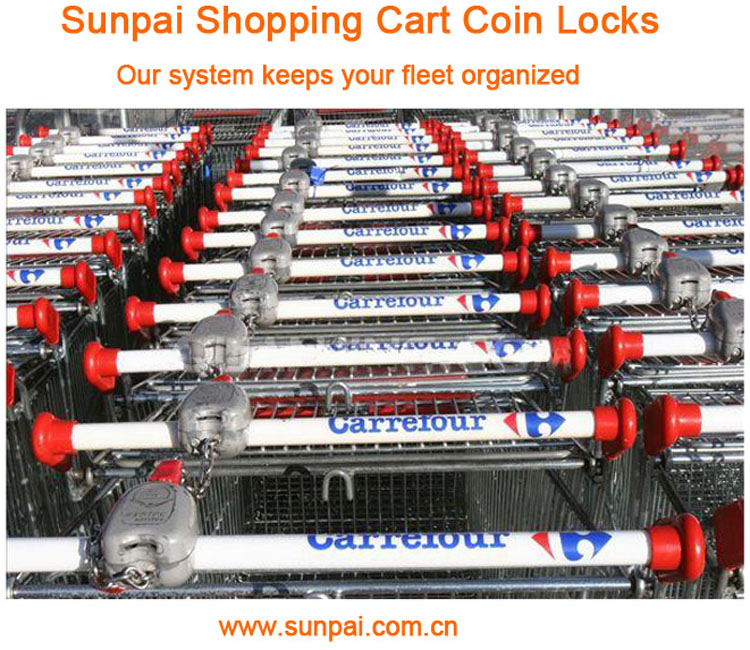 shopping trolley coin lock