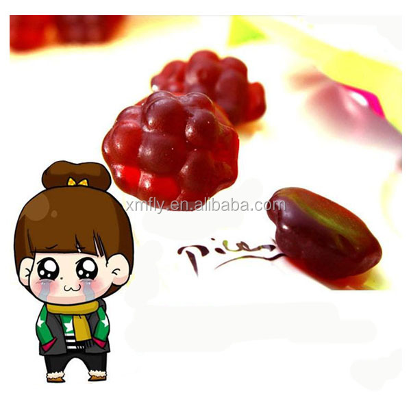 grape shaped gummy candy halal sweets&confectioneries