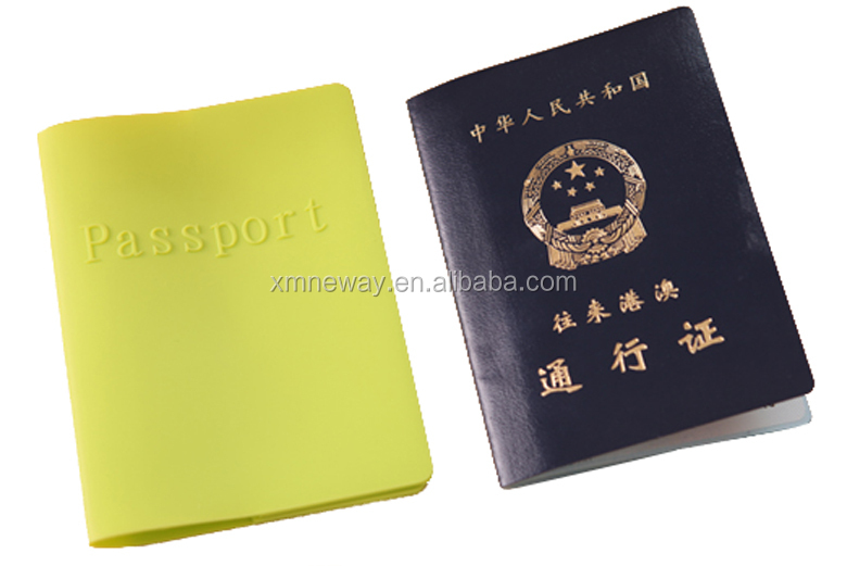 すべての色ホット販売pvc/シリコーン卸売パスポートカバー仕入れ・メーカー・工場