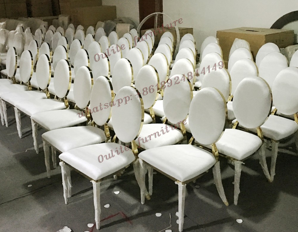 Cheap Round Back White Wedding Chairs Rental Buy Cheap Wedding