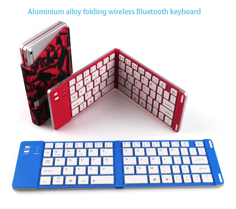 販売ミニワイヤレスキーボードポータブル折りたたみbluetoothキーボードアンドロイドwindowsosを満たすi os問屋・仕入れ・卸・卸売り