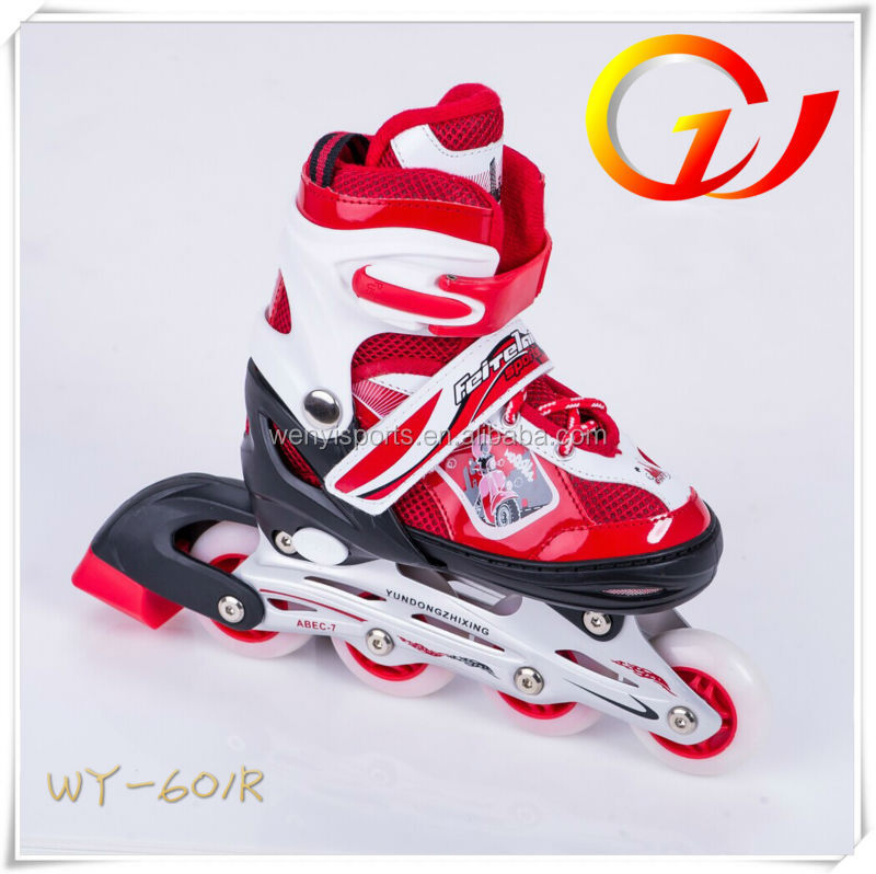 New Original Boys Durable Flashing Roller Skates That Attach To Shoes