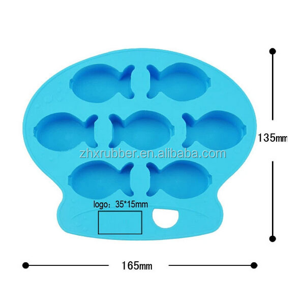 魚の形のシリコンアイスキューブ型製氷皿問屋・仕入れ・卸・卸売り